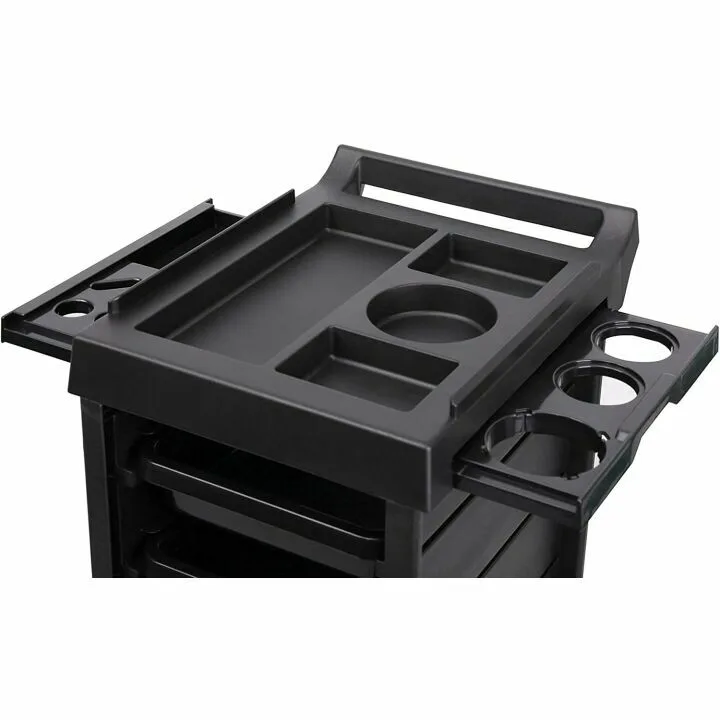 Saloniture Rolling Trolley Cart with 5 Drawers