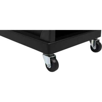 Saloniture Rolling Trolley Cart with 5 Drawers