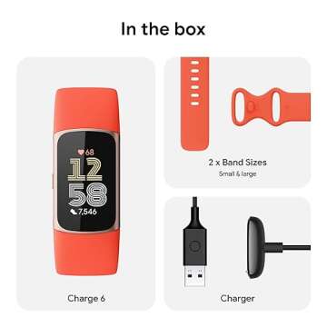 Fitbit Charge 6 Fitness Tracker with Heart Rate and GPS