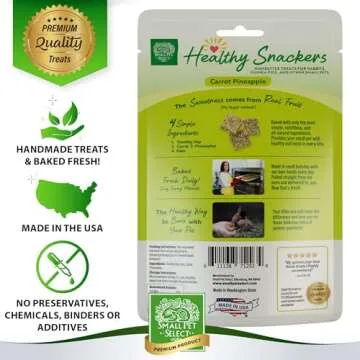 Small Pet Select - Healthy Snackers - Carrot/Pineapple