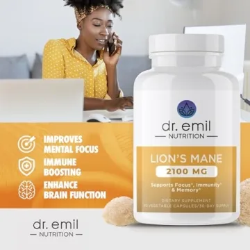 Dr. Emil's 2100mg Lion's Mane Capsules for Focus and Clarity
