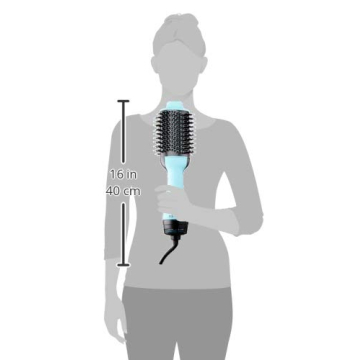 REVLON One-Step Volumizer Original 1.0 Hair Dryer and Hot Air Brush, Mint