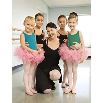 DANSHOW Tank Dance Leotards for Girls,Back M Straps(6001-L-09B)