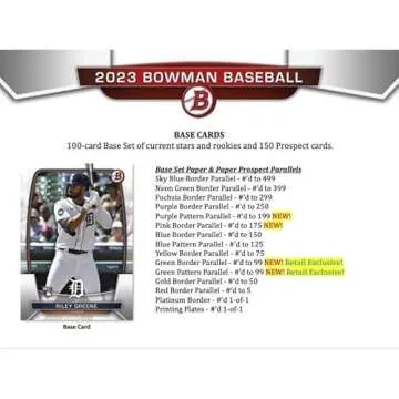 2023 Bowman Baseball Value Box - 6 Packs Per Box