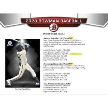 2023 Bowman Baseball Value Box - 6 Packs Per Box