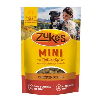 Zuke's Mini Naturals Dog Training Treats 16oz - Real Chicken