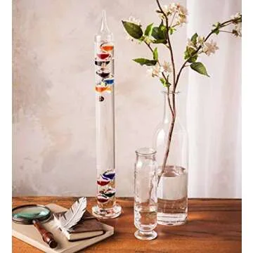 Galileo Glass Thermometer - Artful Indoor Temperature Monitor
