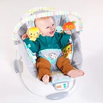 Bright Starts Baby Bouncer with Vibrations and Music 0-6 Months