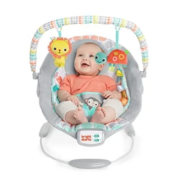 Bright Starts Baby Bouncer with Vibrations and Music 0-6 Months