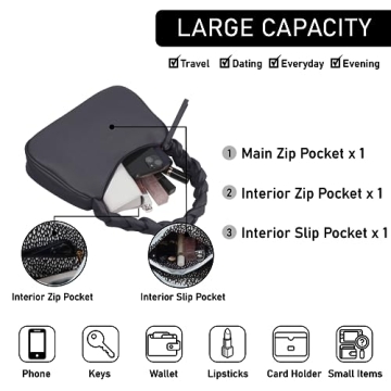 Braided Top Handle Shoulder Bag For Women - Stylish Hobo