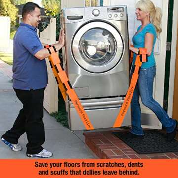 Forearm Forklift Lifting Straps for Safe Moving