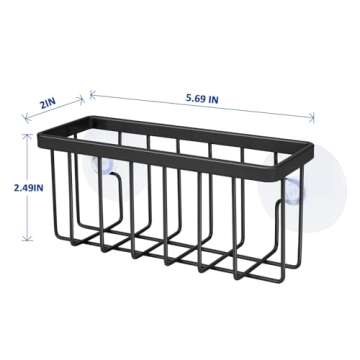 SHFKS Sponge Holder for Kitchen Sink - Stylish Caddy for Sponges and More