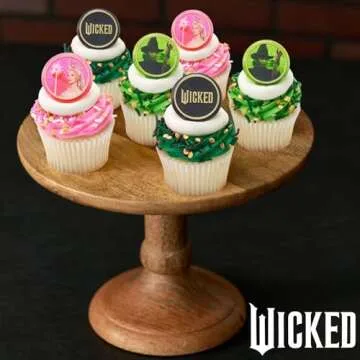 Wicked Cupcake Rings with Glinda and Elphaba - 24 Pack