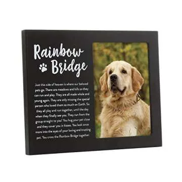 Pearhead Rainbow Bridge Pet Keepsake Frame for Owners