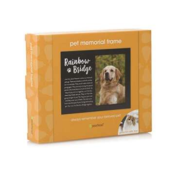 Pearhead Rainbow Bridge Pet Keepsake Frame for Owners