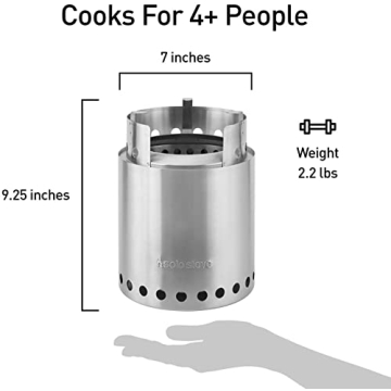 Solo Stove Campfire - Compact Outdoor Cooking Stove