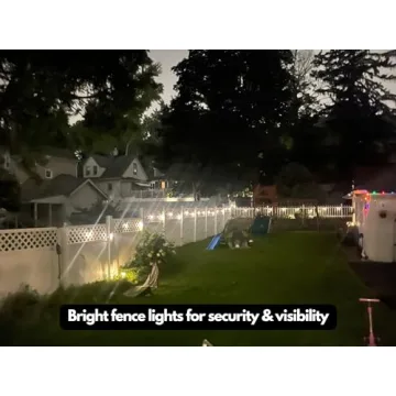 Brightech Ambience Pro Solar Powered String Lights - Commercial Grade Waterproof Patio Lights with 27 Ft Edison Bulbs - Shatterproof LED Solar Outdoor String Lights - 1W LED, Soft White Light