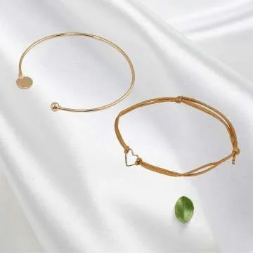 XOCARTIGE Stackable Beaded Bracelet Set for Women