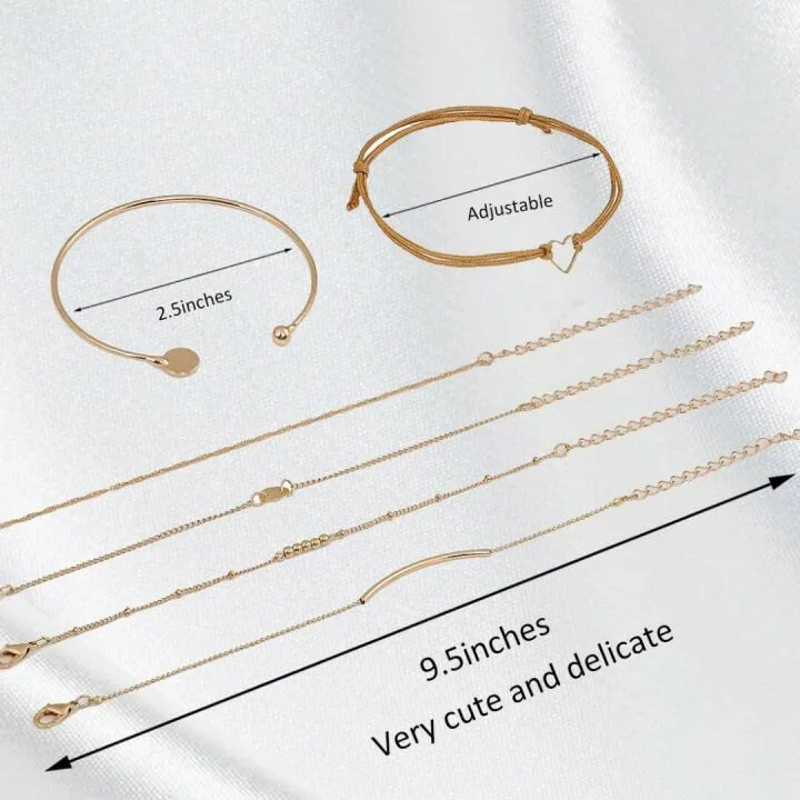 XOCARTIGE Stackable Beaded Bracelet Set for Women