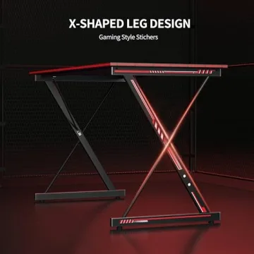 DESINO Gaming Desk - Sleek 32 Inch Gamer Workstation