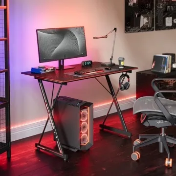 DESINO Gaming Desk - Sleek 32 Inch Gamer Workstation
