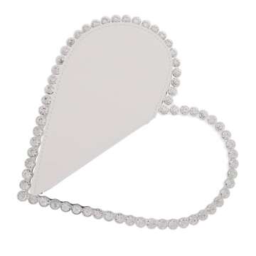 Stylish Women's Evening Clutch Bag - Heart Design for Parties and Weddings