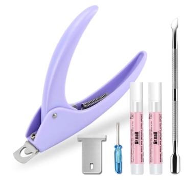 Dr.nail Professional Adjustable Acrylic Nail Cutter False Nails Clipper Fake Nail Clippers Nail Tip ...