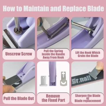 Dr.nail Adjustable Acrylic Nail Cutter for Perfect Manicures