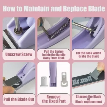 Dr.nail Adjustable Acrylic Nail Cutter for Perfect Manicures