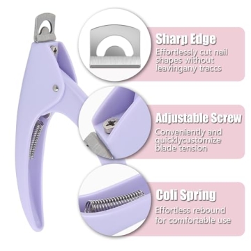 Dr.nail Adjustable Acrylic Nail Cutter for Perfect Manicures