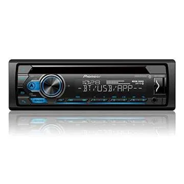 Pioneer DEH-S4100BT Single DIN Bluetooth in-Dash CD USB MP3 AUX AM/FM MIXTRAX Pandora Spotify Android Car Stereo Receiver with 2 Pairs JVC 6.5" 300W 2-Way Coaxial Car Speakers