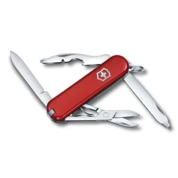 Victorinox Rambler Swiss Army Knife - Compact 10 Functions, Swiss-Made Pocket Tool