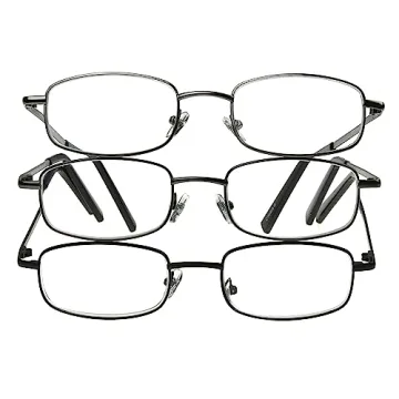 Foster Grant Men's Council Reading Glasses 3.25x Pack