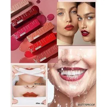 Matte Liquid Lipstick Set - 16H Non-transferable Gloss