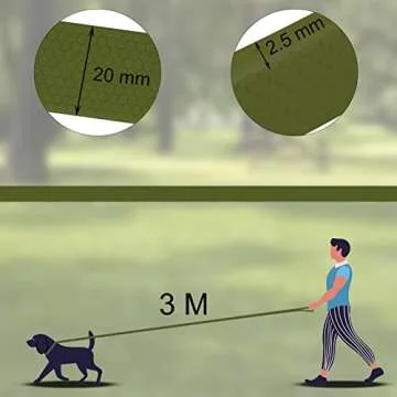 Wolfone Heavy Duty Dog Leash for Outdoor Activities