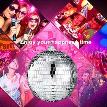 Wtpncil Disco Balls 12 PCS Retro Party Decorations