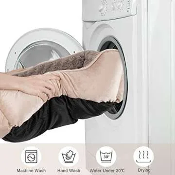 JOEJOY Dog Bed - Soft, Durable, and Washable Cuddler