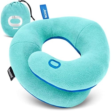 BCOZZY Kids Travel Neck Pillow (3-7 Y/O)- Patented Soft Toddler Pillow for Head & Chin Support in Ca...
