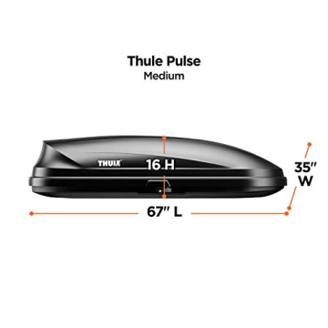 Thule Pulse 614 Medium Cargo Box for Adventurous Road Trips
