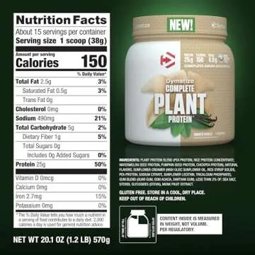 Dymatize Vegan Plant Protein 25g Complete Amino Acid Blend