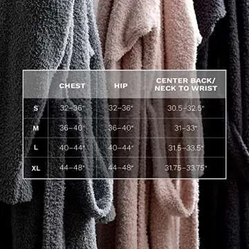 LUXOME Ultra Plush Robe - Cozy Full-Length Luxury