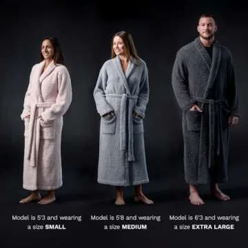 LUXOME Ultra Plush Robe - Cozy Full-Length Luxury
