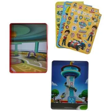 Paw Patrol Magnetic Playset, 75 Mix & Match Dress Up Magnets, 2-in-1 Storage Tin & Play Space, Fun Paw Patrol Toy for Kids 3 & Up, Great Travel Activity for Kids and Toddlers, Paw Patrol Activities