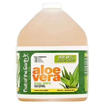 Fruit Of The Earth Aloe Vera - Natural Skin Moisturizer 128 oz