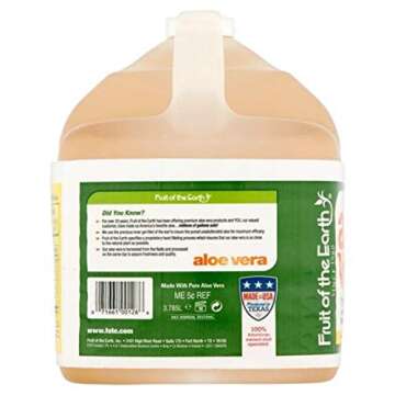 Fruit Of The Earth Aloe Vera - Natural Skin Moisturizer 128 oz