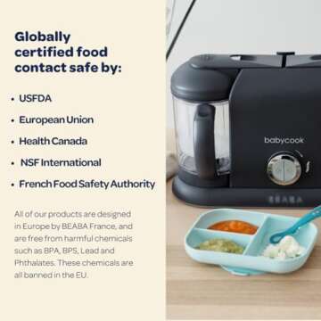 BEABA Babycook Duo 4-in-1 Baby Food Maker for Easy Meals