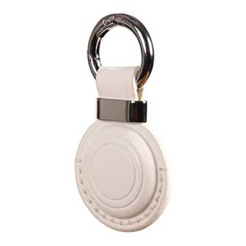 KEEPXYZ Leather AirTag Holder: Durable & Stylish Keychain