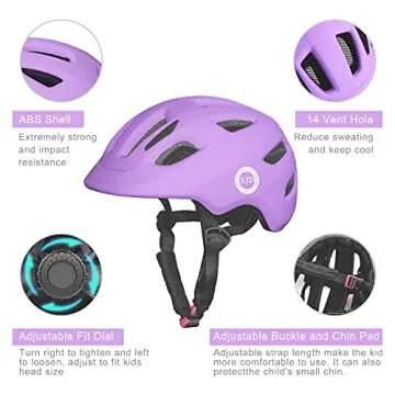 XJD Toddler Adjustable Bike Helmet for Ages 1-8