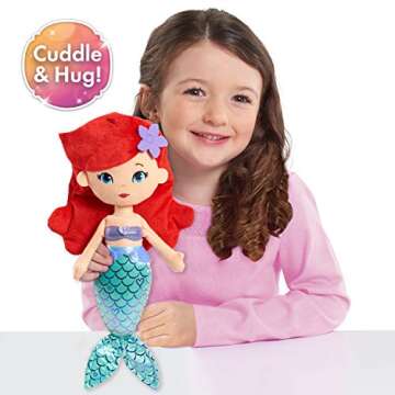 Disney Princess So Sweet Princess Ariel, 13.5-Inch Plush with Red Hair, The Little Mermaid