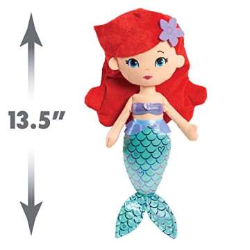 Disney Princess So Sweet Princess Ariel, 13.5-Inch Plush with Red Hair, The Little Mermaid